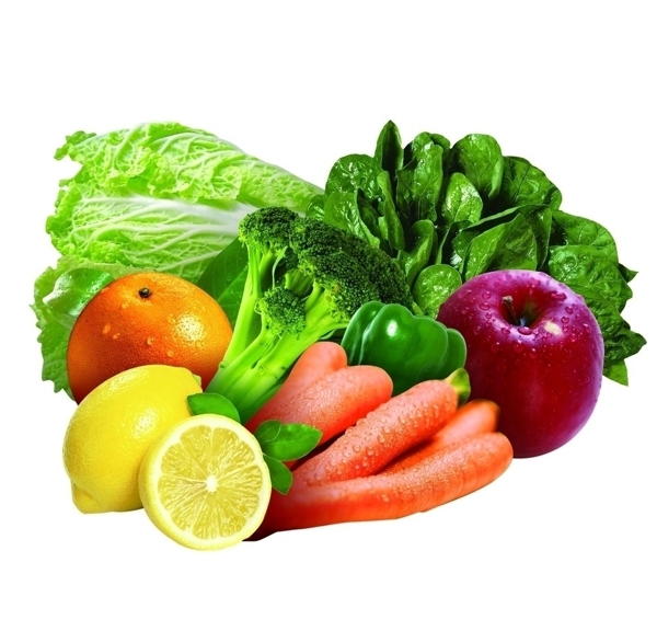 蔬菜水果图层隐藏图片