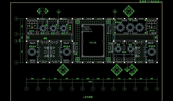 CAD餐厅设计素材餐厅施工图片