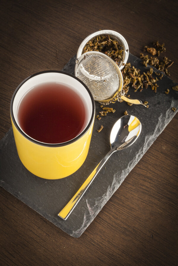 红茶和茶叶渣图片