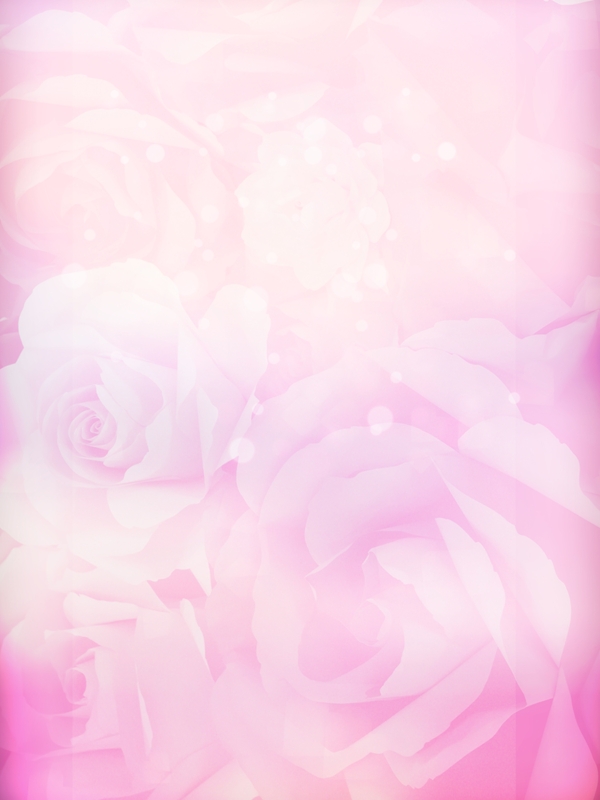 清新粉色浪漫温馨玫瑰花朵背景图