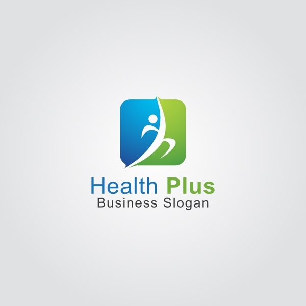 人类健康标志设计logo模板