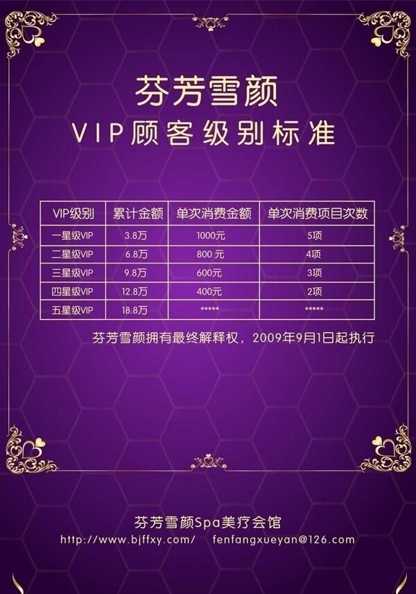 美容院VIP制度图片