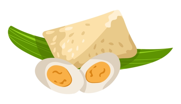 鸡蛋糯米图案插图