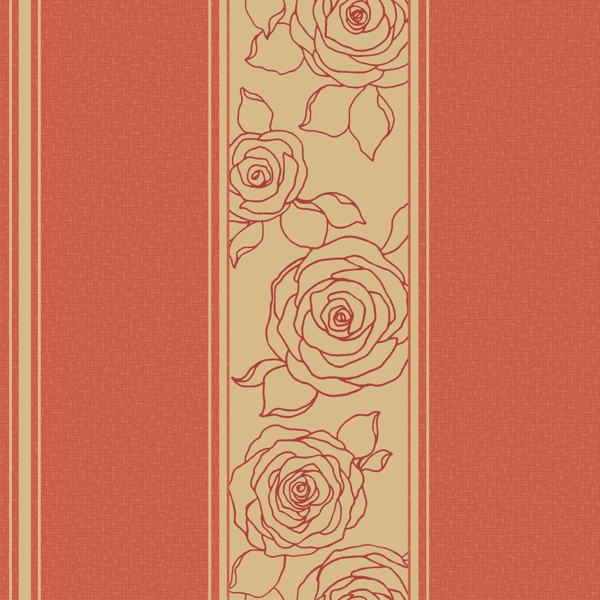 红色玫瑰花竖条纹壁纸素材下载