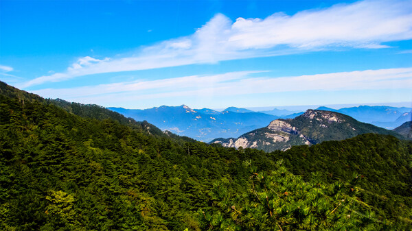 天堂寨的山