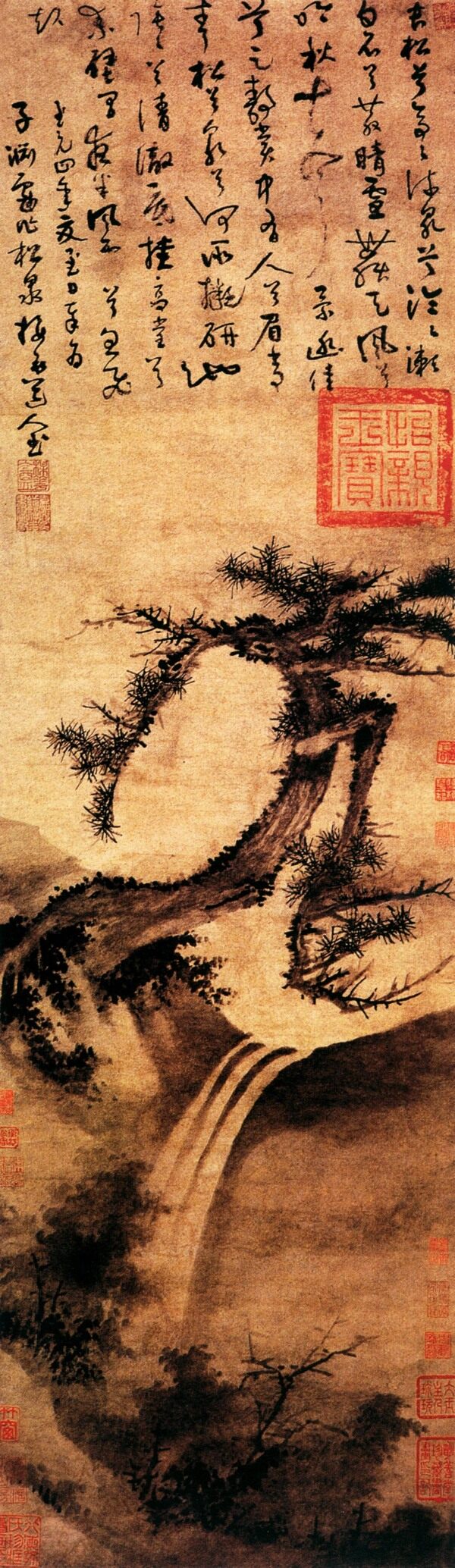 中国传世名画雪松图