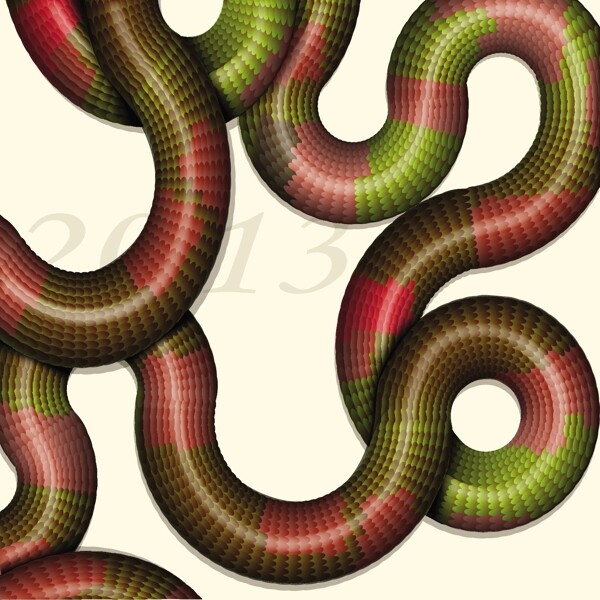 创作背景与程式化的蛇