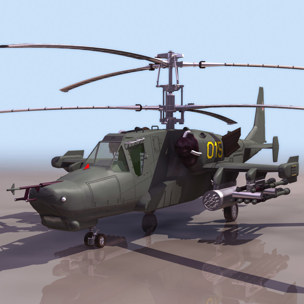 HOKUM直升机模型012