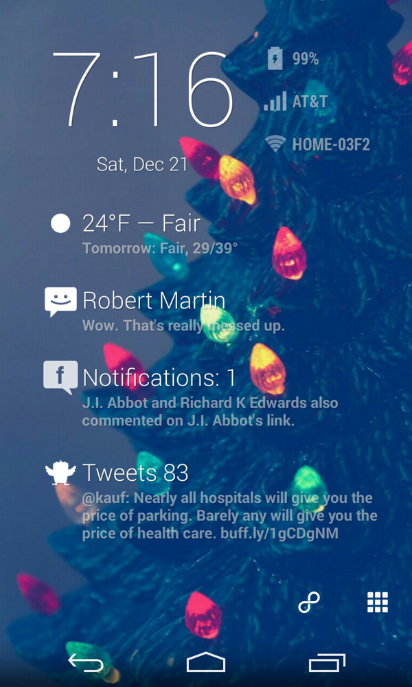 哦圣诞树Nexus4