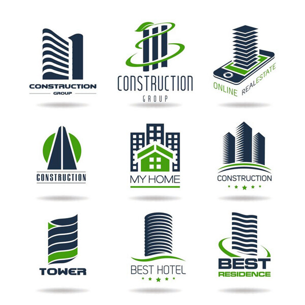 商务城市建筑标志图片