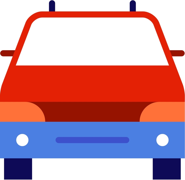 扁平交通工具icon图标素材