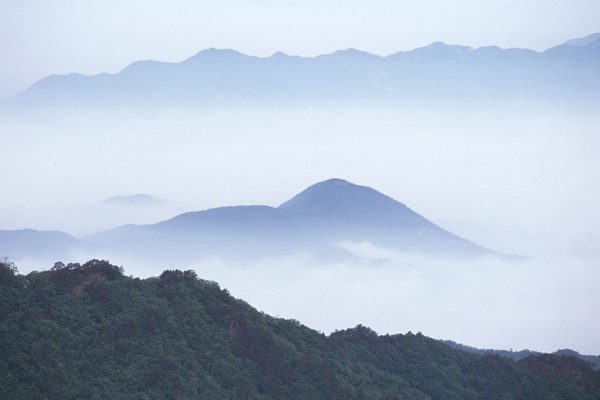 风景自然山水剪影