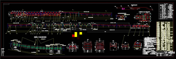 拐弯皮带机总图CAD机械图纸