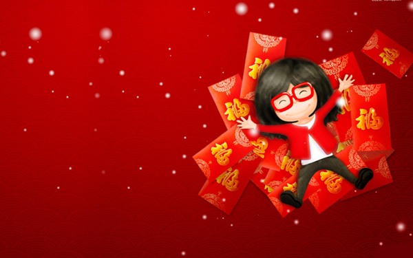 春节卡通喜庆红包壁纸