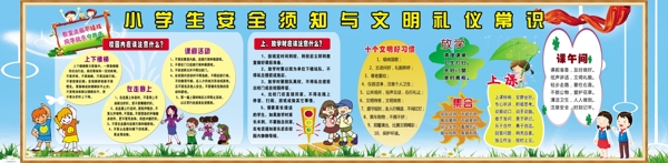 小学生安全须知