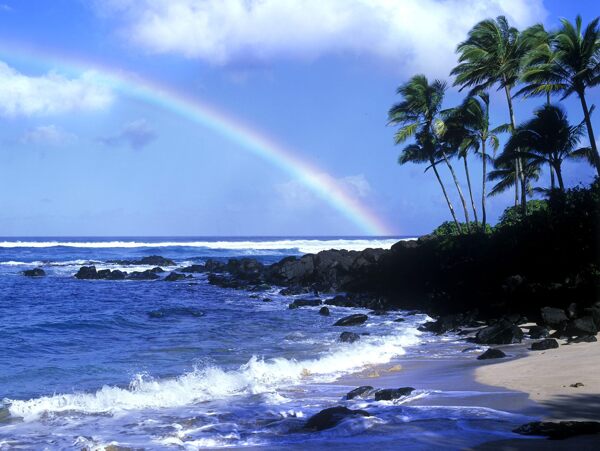 夏威夷海景图图片