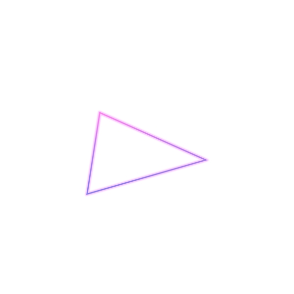 紫红色线性渐变三角形