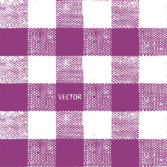 紫色格子布纹背景矢量素材
