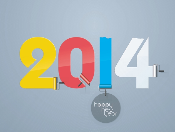 漆推出2014新年快乐