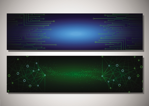 科技感横幅设计