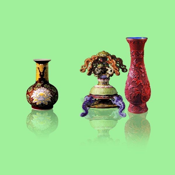 古典中国风瓷瓶