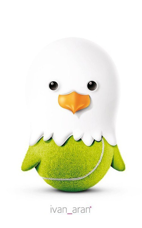 位图主题2012伦敦奥运会吉祥物小鸡免费素材