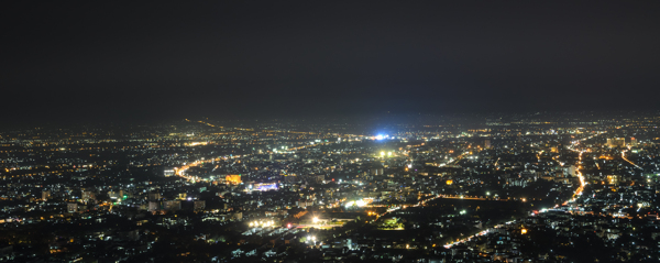 横幅城市夜景