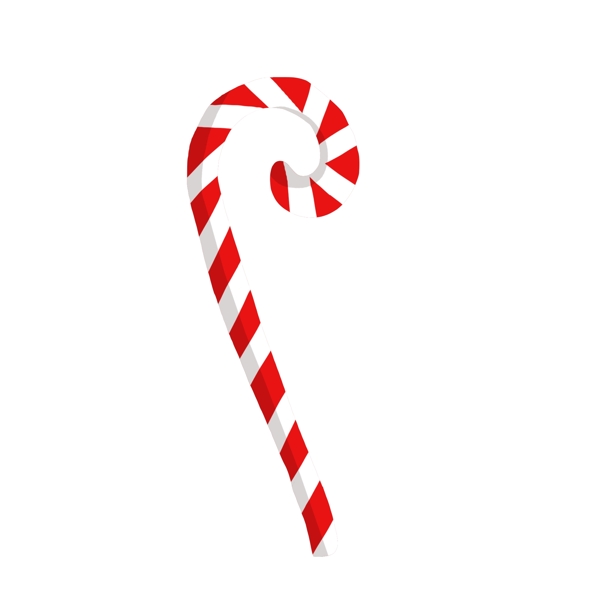 圣诞挂钩棒棒糖矢量图标免抠图