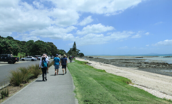 新西兰卡瓦卡瓦贝海滨风景