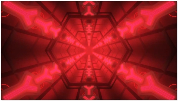 红色知网隧道素材