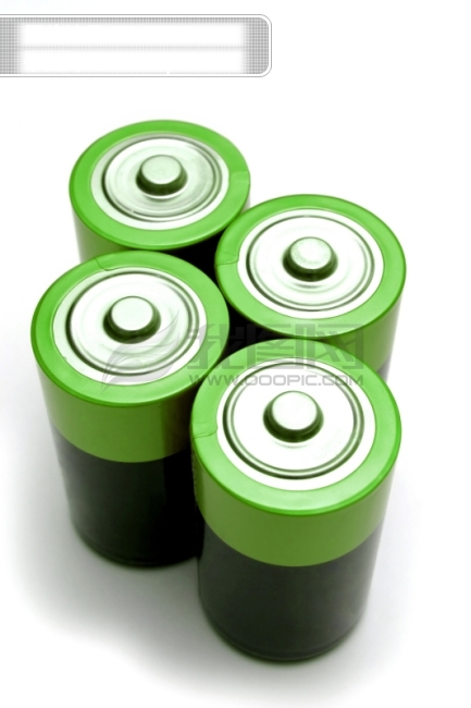 绿色的电池图片素材