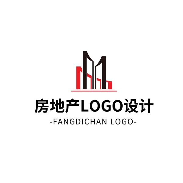 简约大气创意房地产logo标志设计