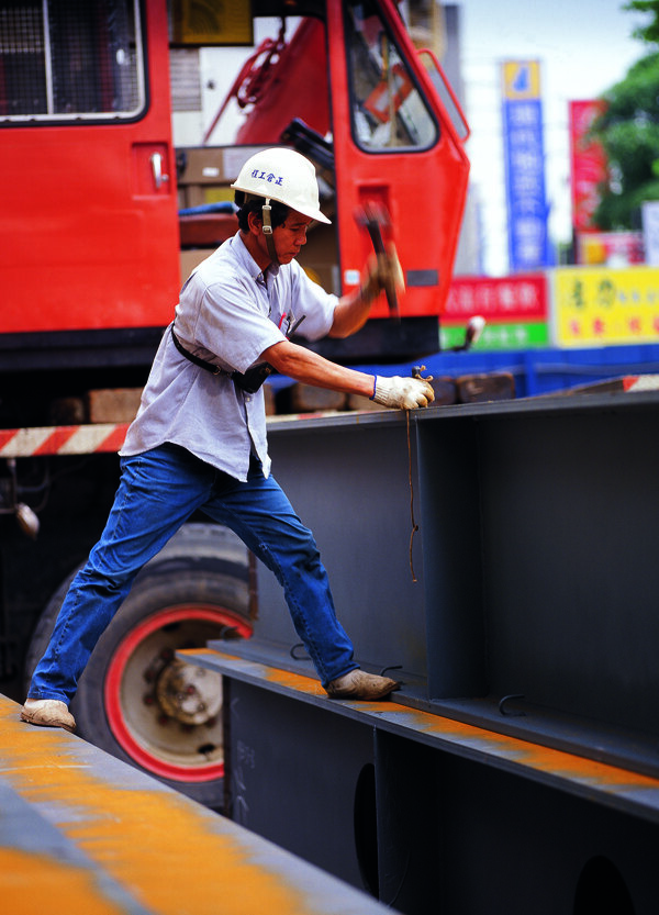 建筑营造工地建筑工人建筑工地建筑物建筑钢材