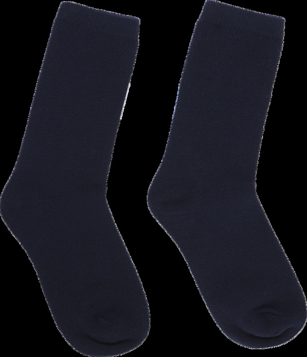 一双黑色袜子免抠png透明图层素材