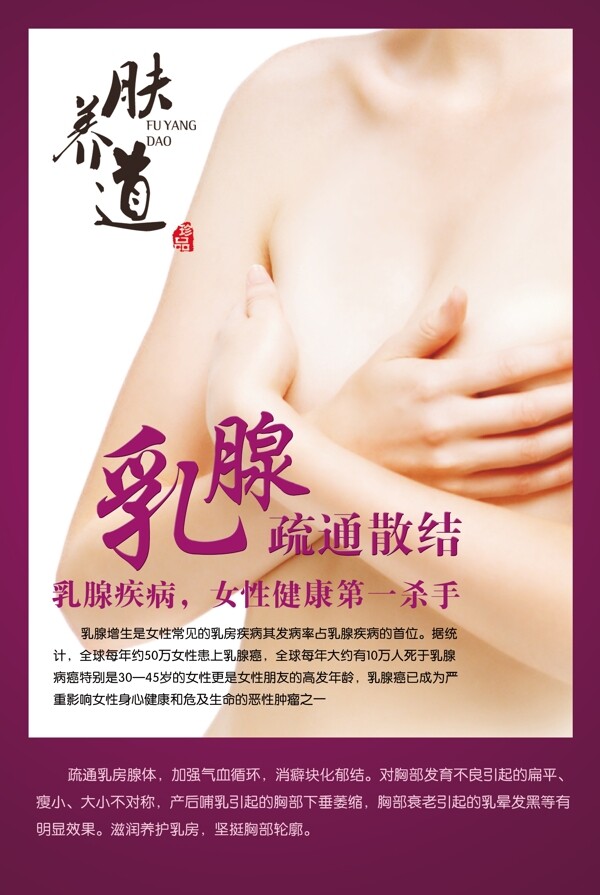 乳腺海报