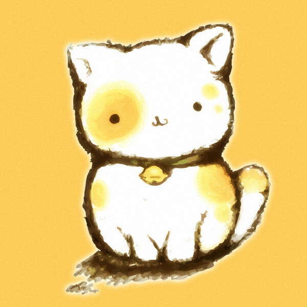 位图童装T恤图案动物小猫免费素材