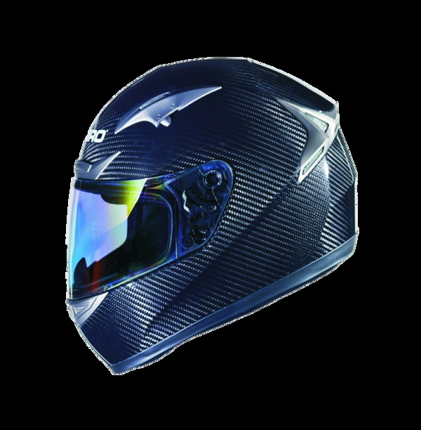 蓝灰色摩托车头盔免抠png透明图层素材