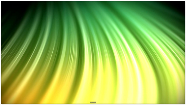 黄绿两色如同发丝光效中唯美实用视频素材