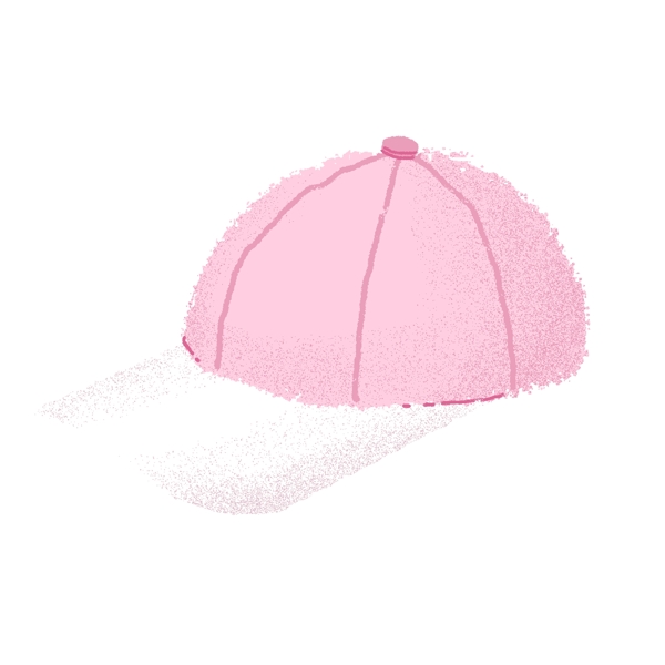 粉色遮阳帽