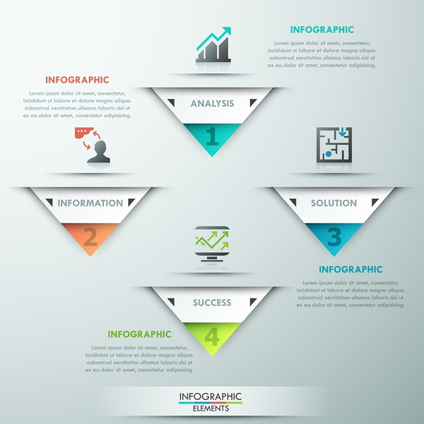 信息图表设计矢量素材