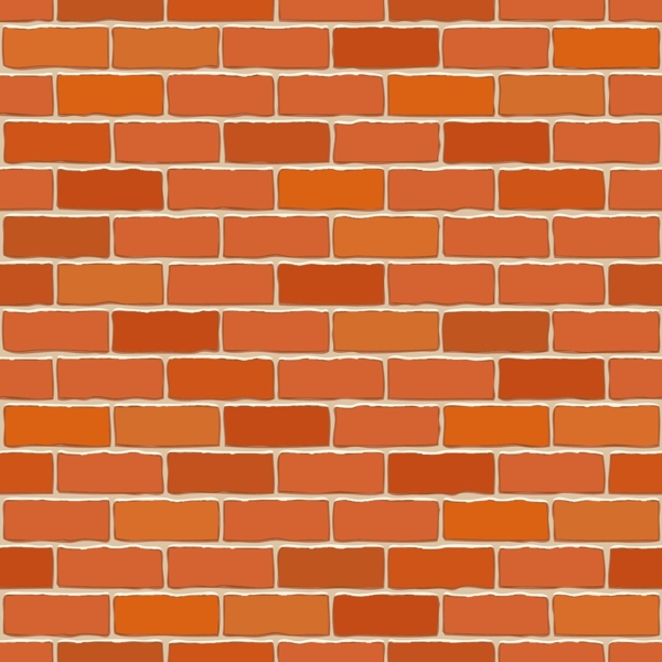 橘色砖墙背景