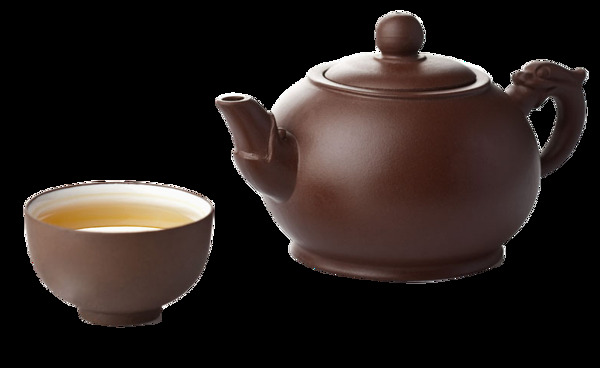 雅致紫色茶壶产品实物