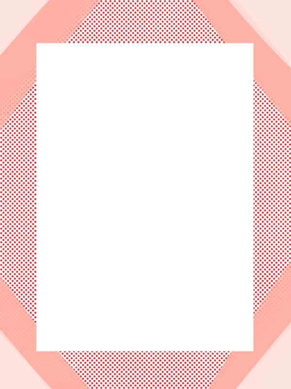手绘小清新点状底纹粉色背景框