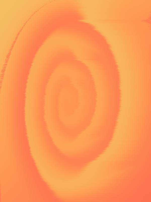 简约时尚橘色3d漩涡抽象背景