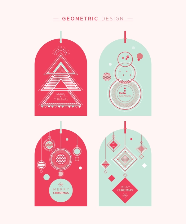 圣诞元素卡片封面设计