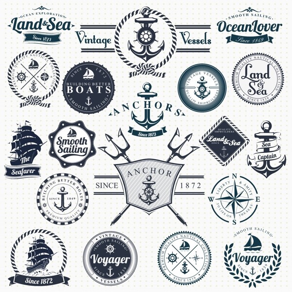 古典航海图标