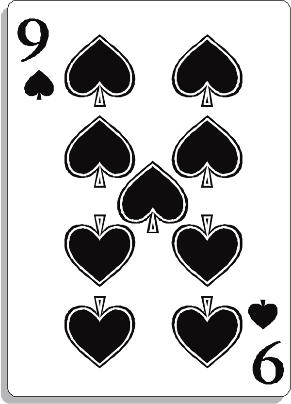 扑克牌矢量图