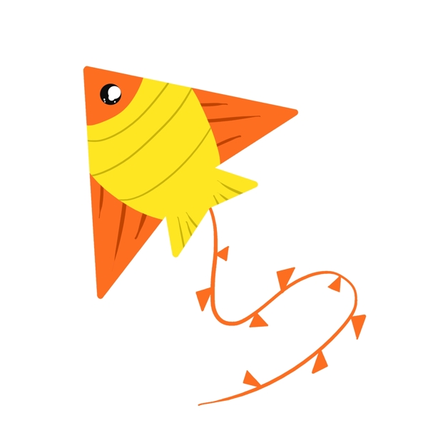 彩色漂浮的风筝插图