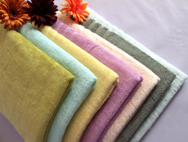 竹纤维浴巾图片