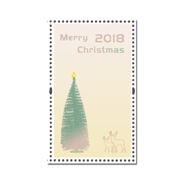 圣诞邮票圣诞老人